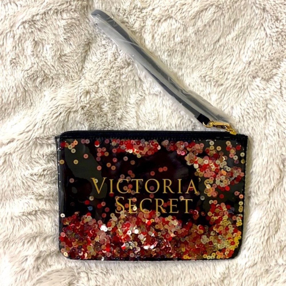 Victoria's Secret Sequin Filled Wristlet